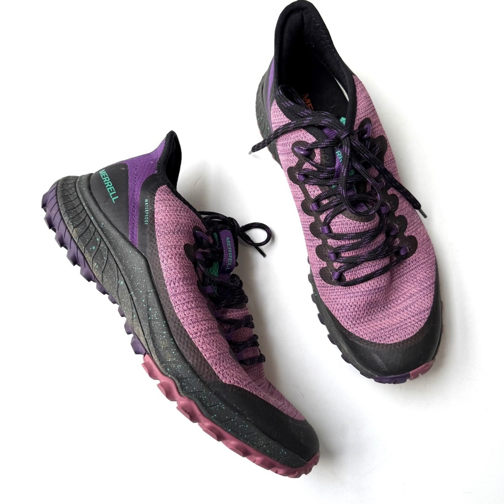 Merrell Purple and Black Trail Sneakers
